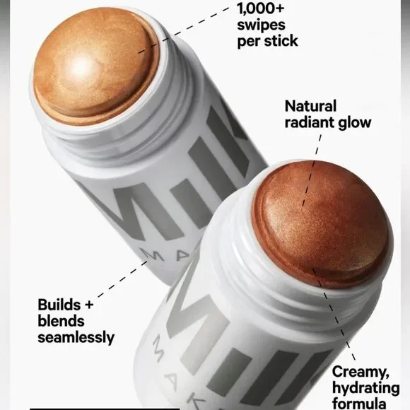 🌷$15 Milk Makeup Flare (Rose Gold) Highlighter New FullSz - Picture 4 of 8